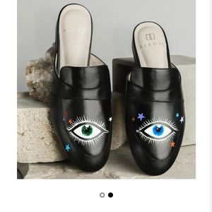 Rare! ALEPEL Hand-painted Eyes and Stars Mule
